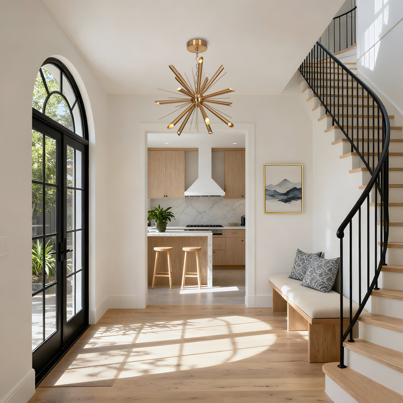 Alexandre Iron 15-Light Chandelier