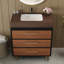 Meuble-lavabo autoportant moderne avec lavabo vasque en céramique et plateau en pierre frittée durable-2086160827-2086160838