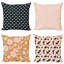 Ensemble de housse de coussin carré 4 pièces-57388214