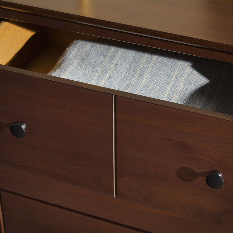 Commode double 6 tiroirs Haney, Noyer