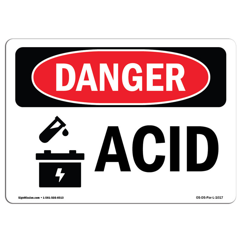 Plaque en aluminium acide 12 x 18, H 18 po x l 24 po x P 0,1 po