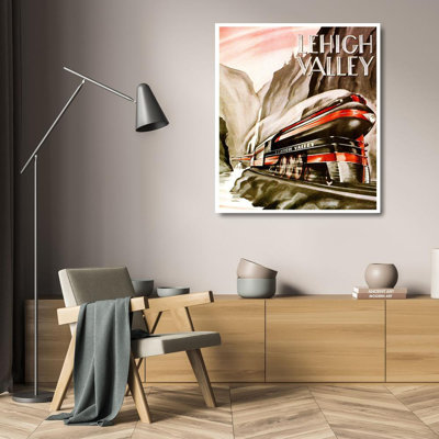 Art sur toile tendue à la main, collection Art Direct, titre: Lehigh Valley