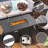 Damera Rectangle Aluminum Propane Smokeless Fire Pit Table