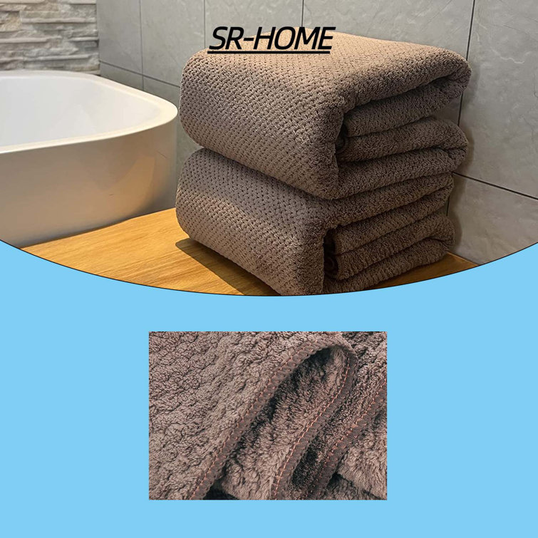 SR-HOME Oversized Bath Sheets Towels For Adults Luxury Bath Towels