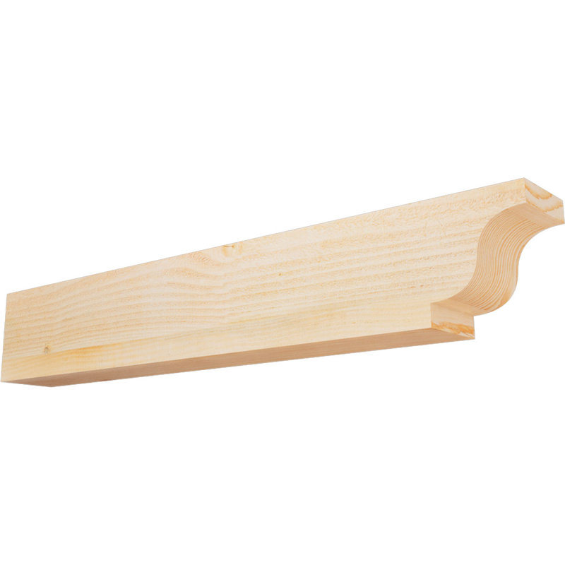 Queue de chevron Newport, Douglas, 6" H x 36" W x 4" D