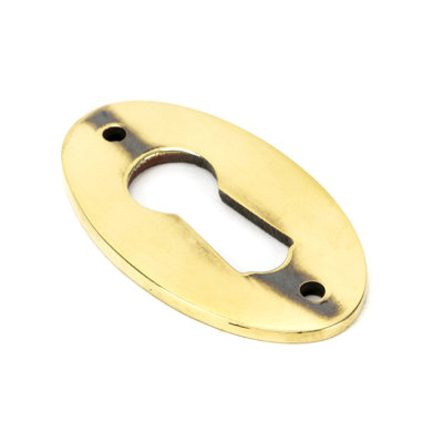 Oval Escutcheon Back Plate