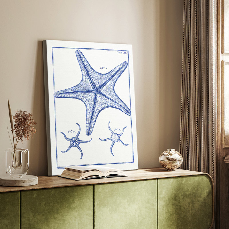Blue Sea Stars VII - galerie Cavas sur mesure, H 48 po x l 32 po