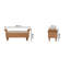 Boucle Upholstered Bench