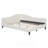 Full Size L-Shaped Linen Daybed with Solid Wood Legs, Perfect for Versatile and Stylish Seating or Sleeping-114572069