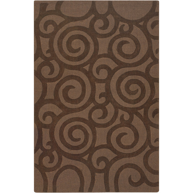 Tapis d'intérieur moderne haut / bas touffeté à la main Worcester, 7 pi x 10 po