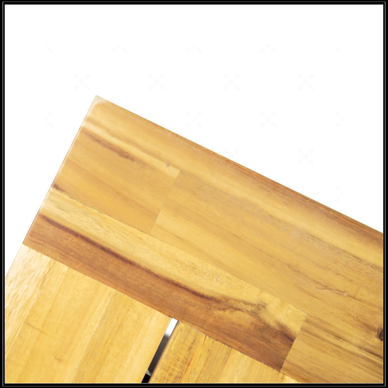 Banc en bois d'acacia exquis pour l'extérieur