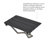 28-inch x 15-inch ADA Folding Wall Mount Bathroom Shower Seat Bench, Black Slatted Phenolic Seat