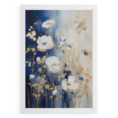 FLORAL Series CCLXVII -Canvas Print Only - NOT FRAMED