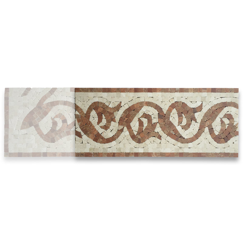 5.9 in. x 13.8 in. Marble Tile