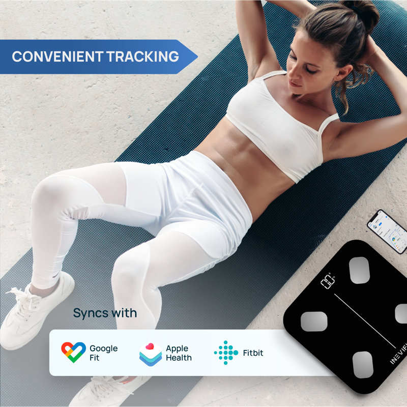 INEVIFIT Smart Digital Body Analysis Scale, Black