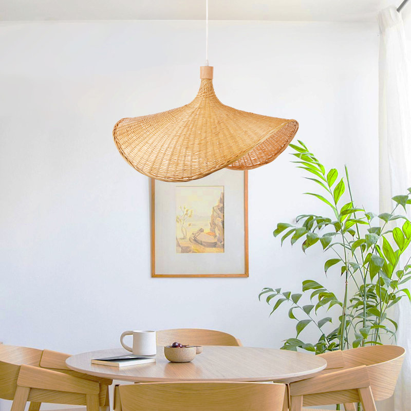 Luminaire suspendu géométrique 1 lumière Armad, H 11,81 po x l 20,86 po x P 20,86 po
