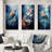 " Fishing Majestic Marlins Jumping " 3 - Pieces-84686501-84686506