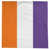 Orange / blanc / mauve