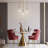 Goetz Modern Gold 1-Light Glass Pendant