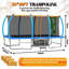 Trampoline carré 10X16ft-118610960
