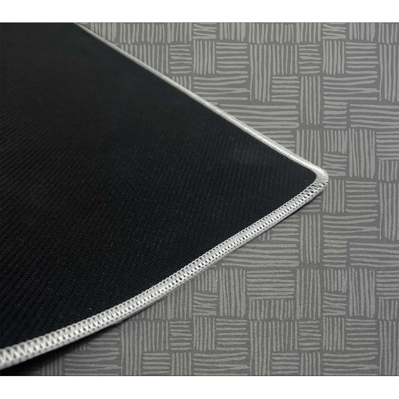 Sous-main en vinyle Liefke, H 0,25 po x l 31,5 po x P 15,75 po, Gris