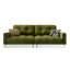 Coussin en chenille vert-1121216231