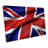 Union Jack Flag Waving - Wrapped Canvas Print-557484753