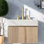 Meuble-lavabo moderne (doit inclure le meuble-lavabo et le lavabo) avec rangement