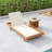 Dounton Patio Adjustable Acacia Wood Patio Chaise Lounge With Cushion-1131337092
