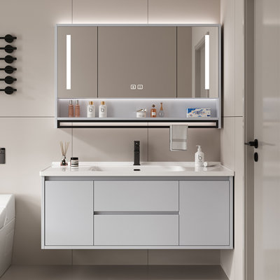 Bathroom cabinet stylish minimalist style