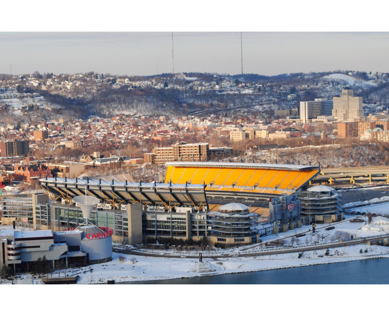 Heinz Field, 12" H x 18" W