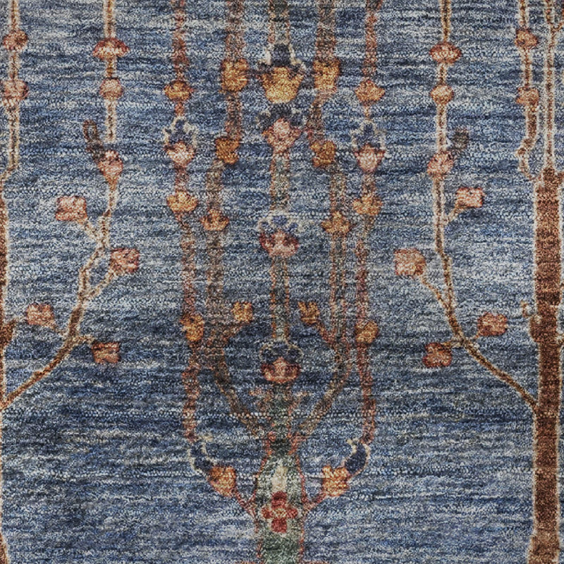 Premium Machine Washable Tara AMF1922 Floral Rug, Rectangle 1'8" x 2'6"