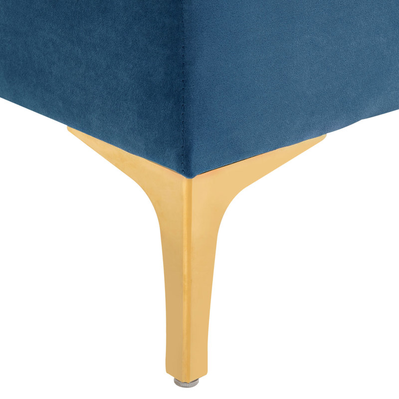 Banc avec revêtement, Bleu