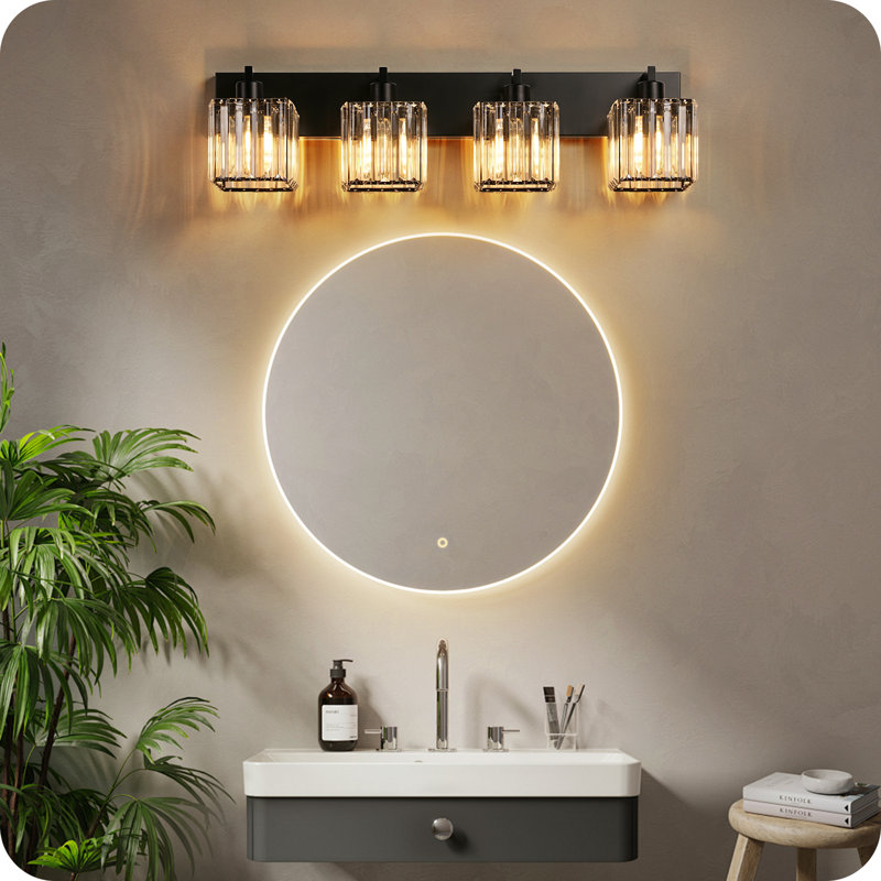 4-light Dimmable Vanity Light Bathroom Light Fixture , 4 Lights