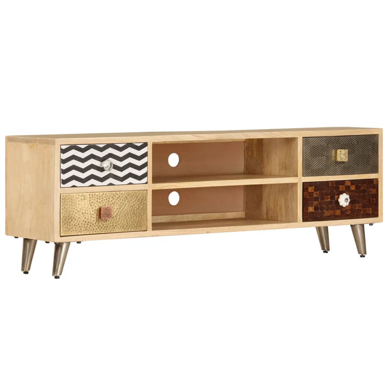 Badis Unfinished TV Stand for TVs up to 50"