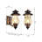 Dusk To Dawn Sensor Outdoor Wall Sconce Vintage Outside Lighting Fixture Wall Mount With Photocell, Waterproof Wall Lantern Oil Rubbed Brown Porch Lights
