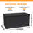 230 Gallon Metal Outdoor Deck Box Waterproof-118741772