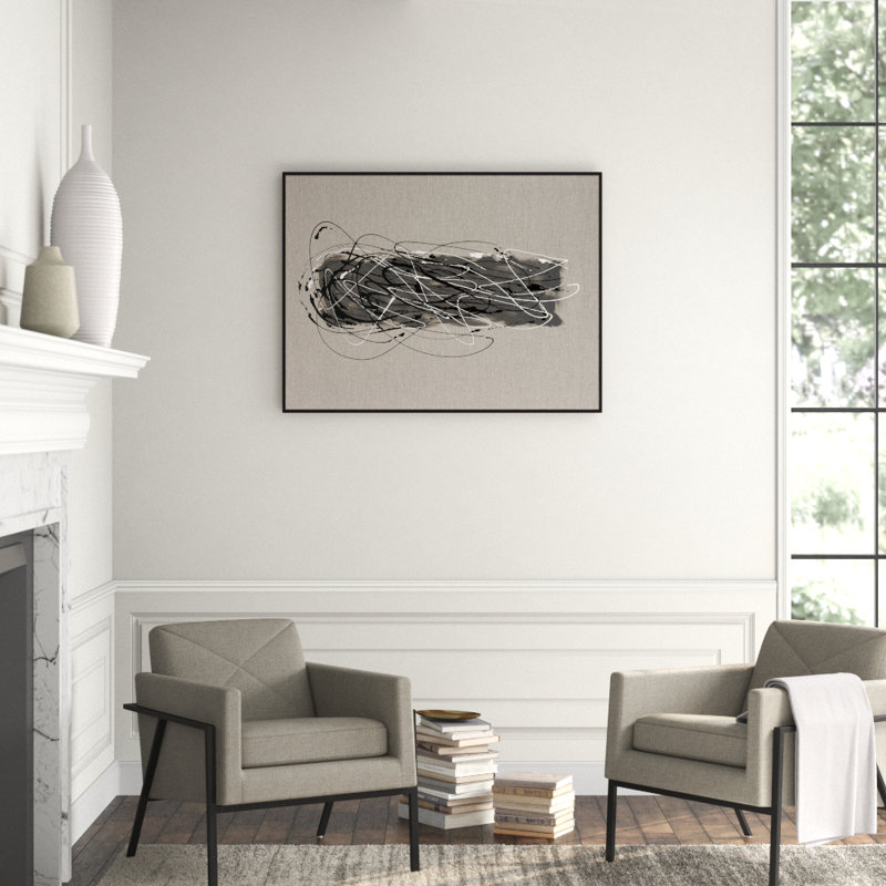 Static Flow' Framed Print