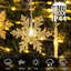 11.5FT 96LED Snowflake String Lights-254577190
