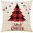 18x18" Abstract Linen Pillow Covers for Christmas