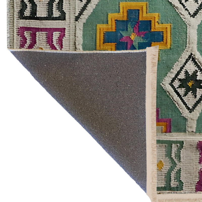 Tapis multicolore intérieur / extérieur en polypropylène tissé à la machine Sudarshan Sothwestern