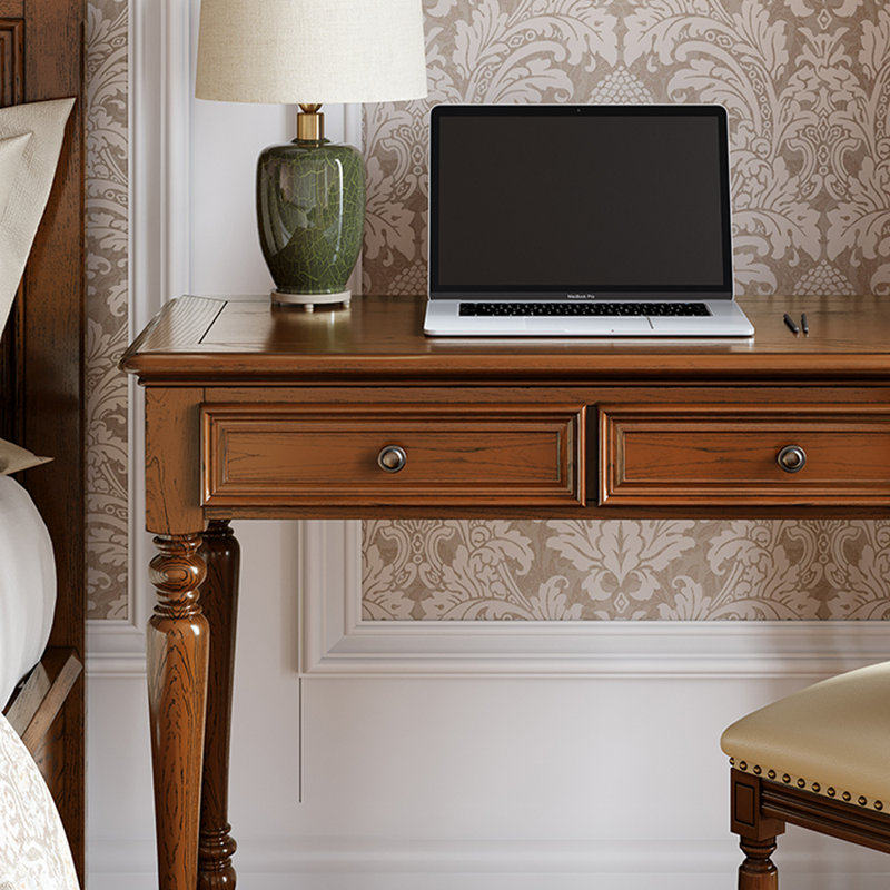 Classic American style solid wood desk