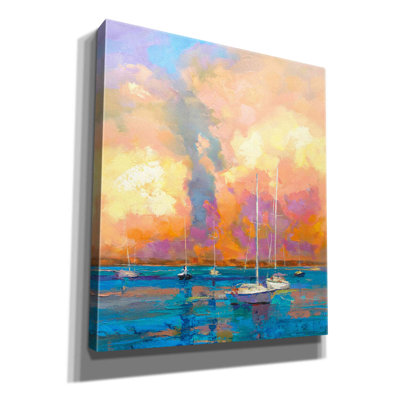" Evening On The Bay " by Kasia Bruniany Painting Print