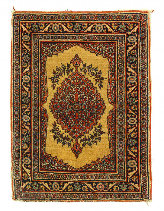 Rust Antique Tabriz 2'X 2'8"