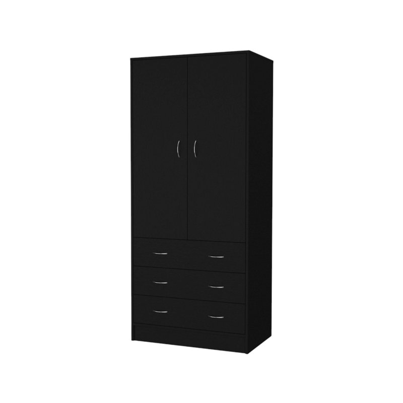 Commode combinée 71 po à deux portes et trois tiroirs 71 po