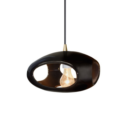 Logan Single Light Ceramic Dimmable Pendant