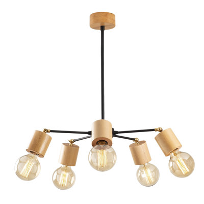 Luminaire suspendu 5 lumières Heng