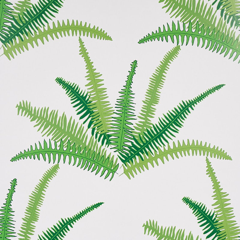 Papier peint Schumacher x Cristina Buckley, Vert