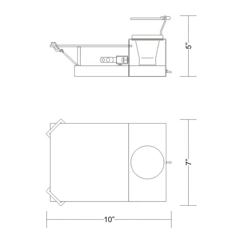 Wall 1-Light Flush Mount