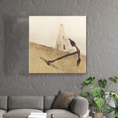 Art sur toile de coton de style bohémien avec ancrage 3D pour la décoration murale, idéal pour la chambre de bébé avec des thèmes de mer et de champ
